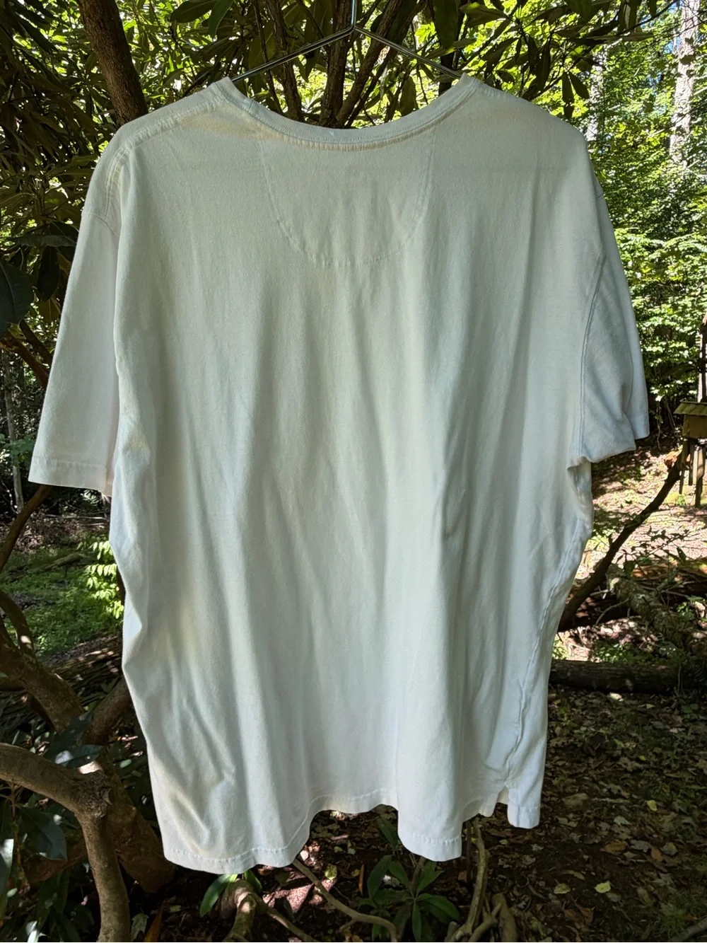 Caribbean Joe White Pocket Tee XXL 100% Cotton